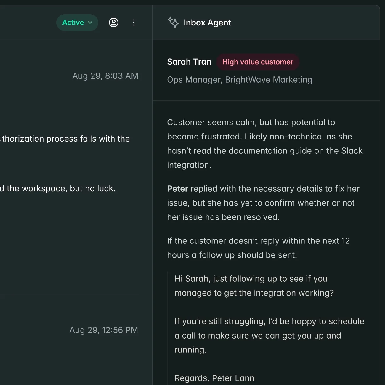 Simple external sharing