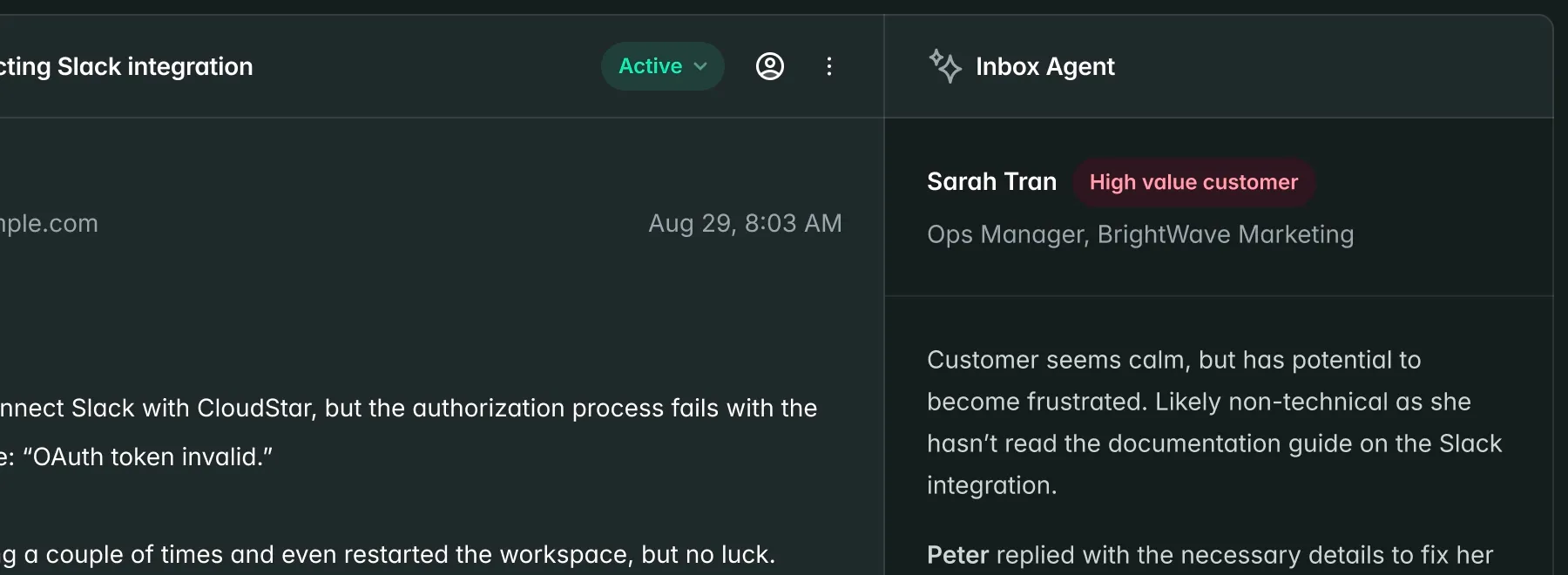 Simple external sharing