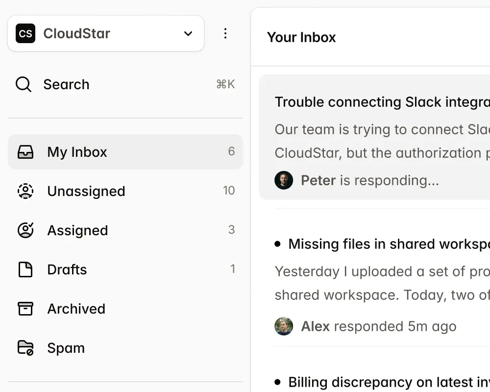 Organised evidence workspace