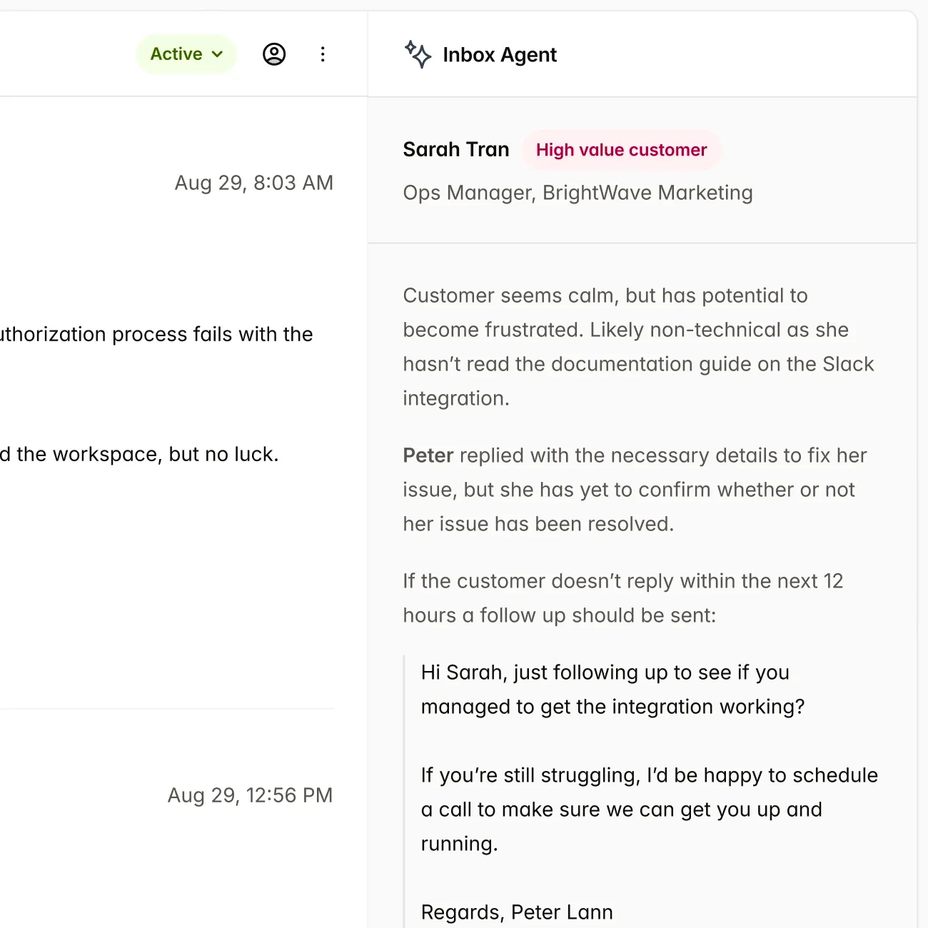 Simple external sharing