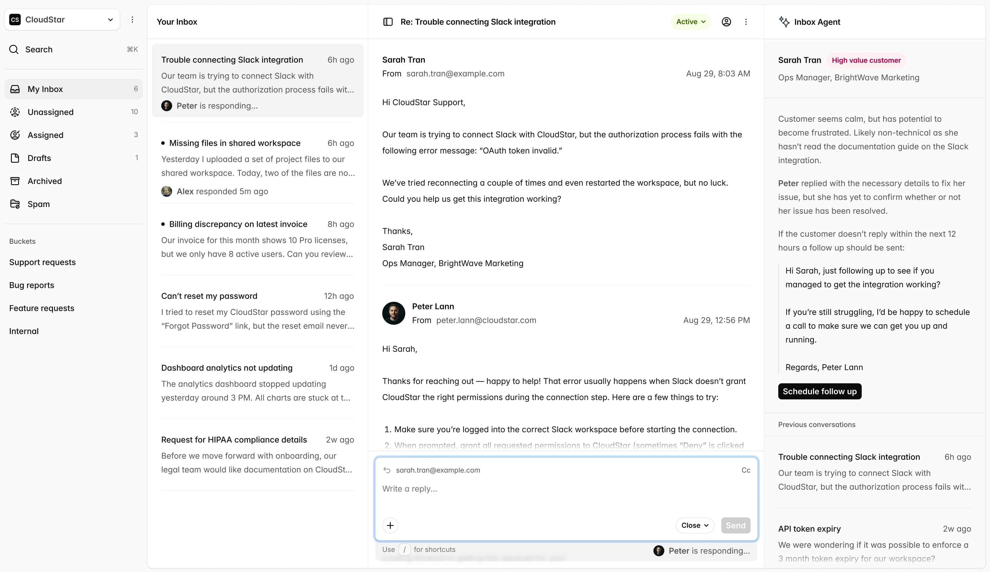 AtrioDocs collaboration dashboard